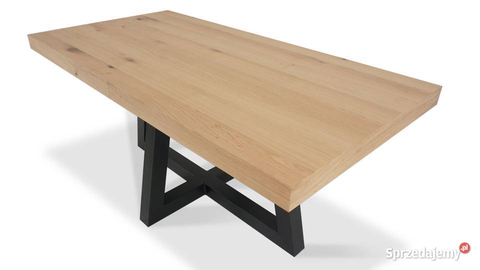 Stół IKON 180 x 90 rozkładany dąb nat dziki śląskie Woźniki