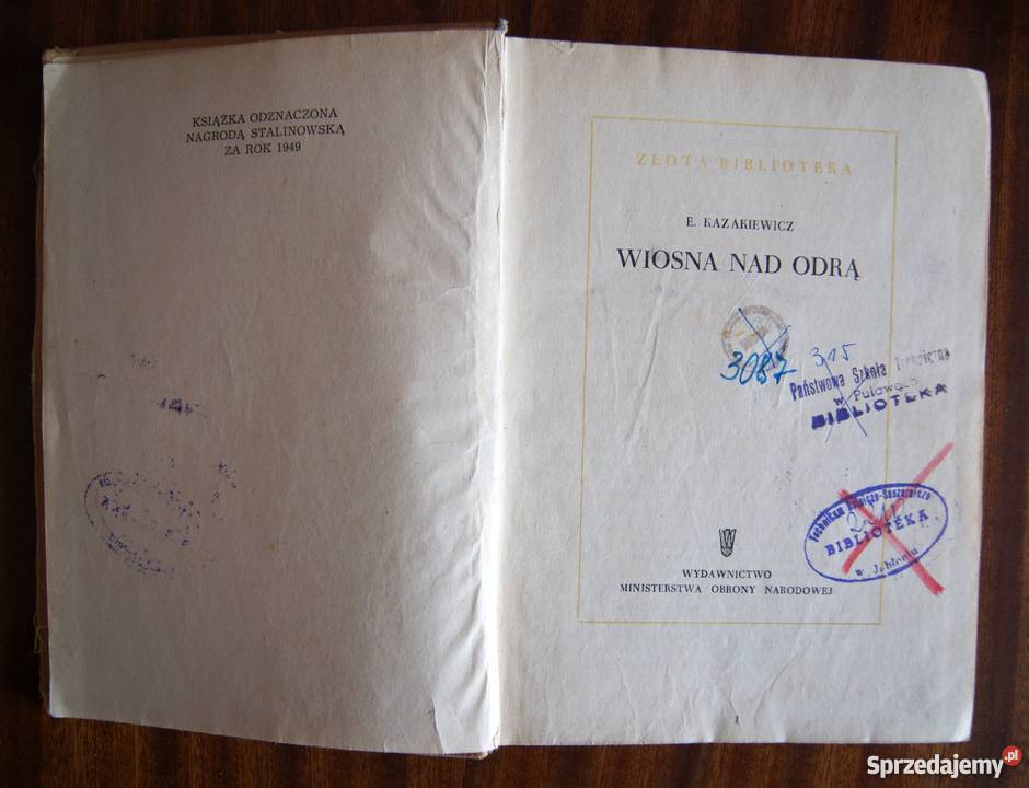Emmanuił Kazakiewicz Wiosna Odrą 1954 Parczew