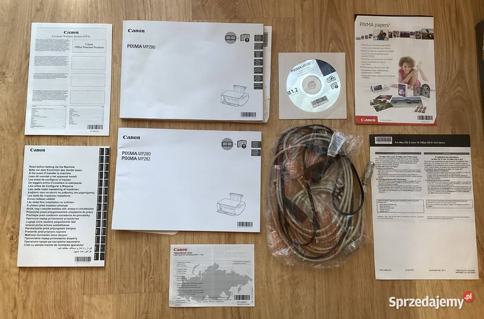 Drukarka skaner Canon Pixma MP282 Inkjet Photo Pruszcz Gdański sprzedam