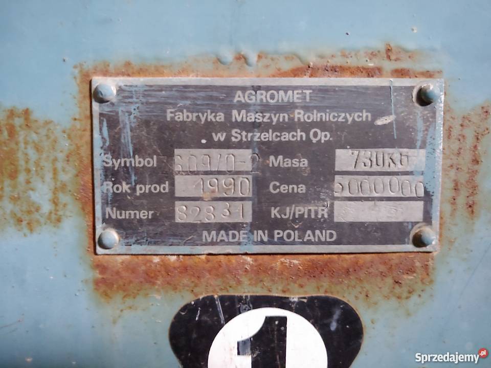 Kopaczka do ziemniaków DWURZĘDOWA Agromet nieuszkodzony Pozostałe sprzedam