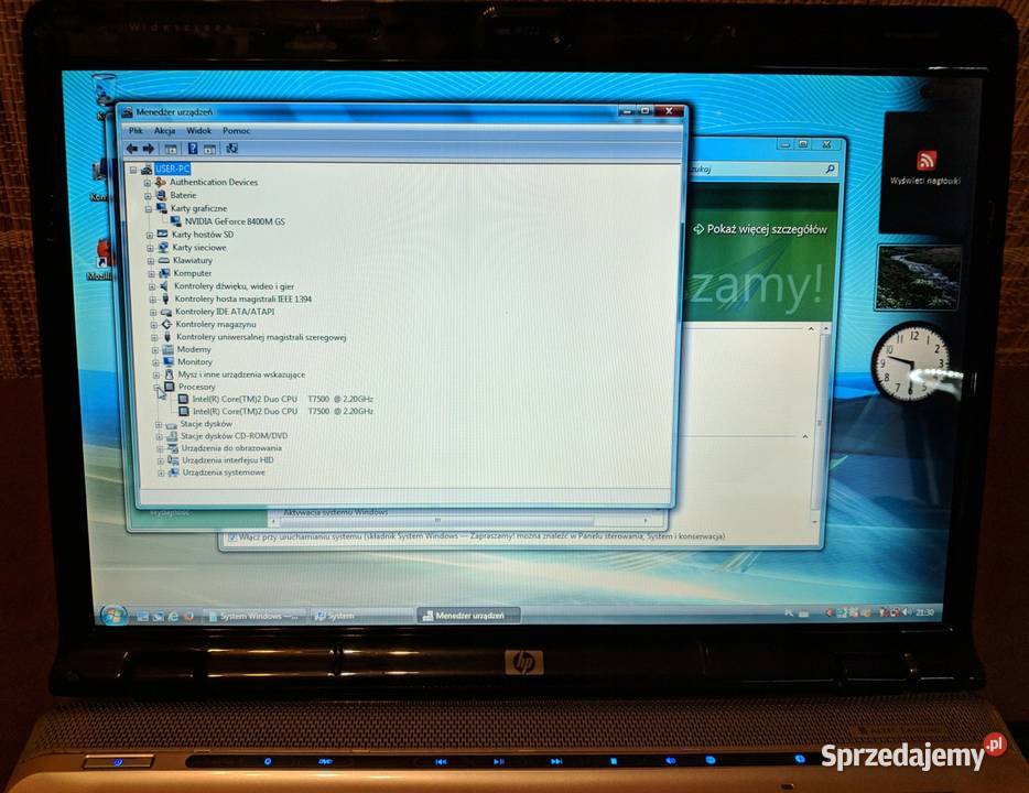 Laptop HP Pavilion dv6700 z pilotem sprawny Warszawa