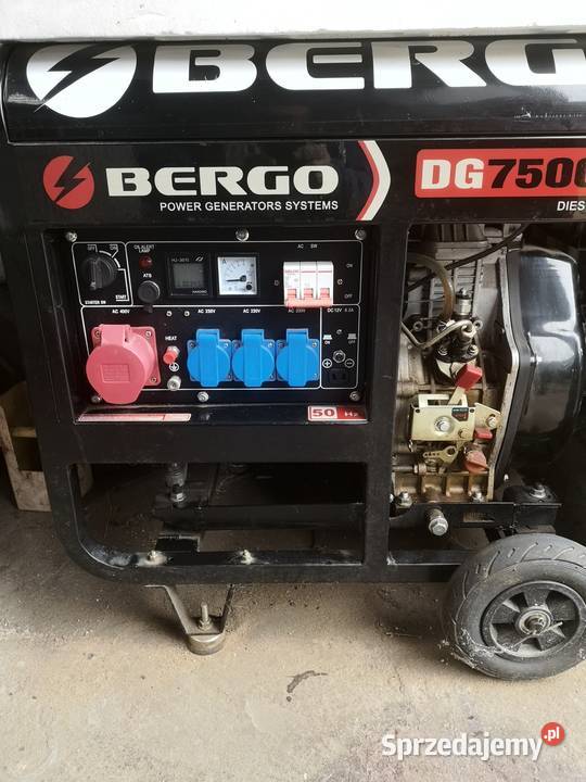 Agregat prądotwórczy Bergo DG 75003P Buk sprzedam