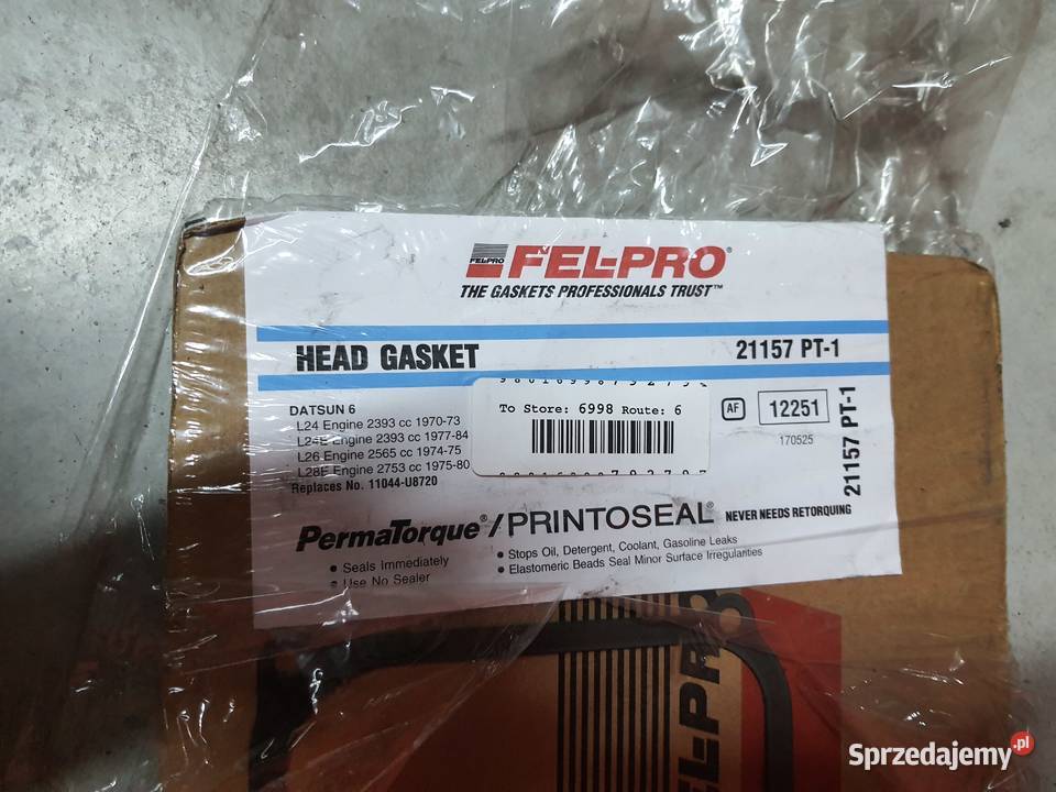 Datsun 240z 260z 280z Nissan 280zx uszczelka pod mazowieckie