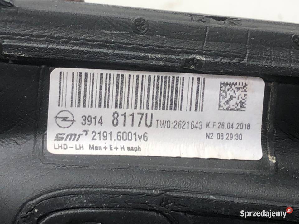 LUSTERKO LEWY OPEL INSIGNIA B Kombi ZEWNĘTRZNE Lusterka zewnętrzne podkarpackie