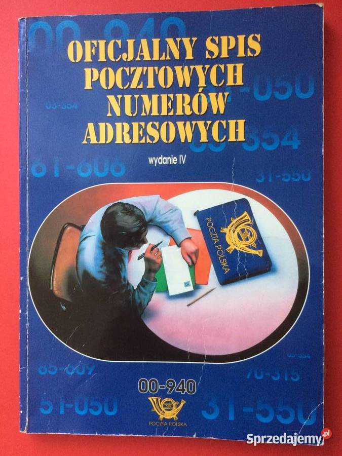 2843 Oficjalny Spis Pocztowych Numerów zachodniopomorskie