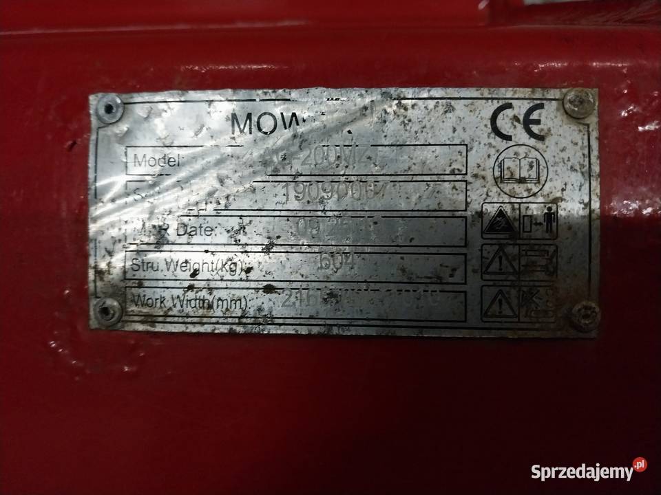 Kosiarka bijakowa mulczer 2 metry przesów