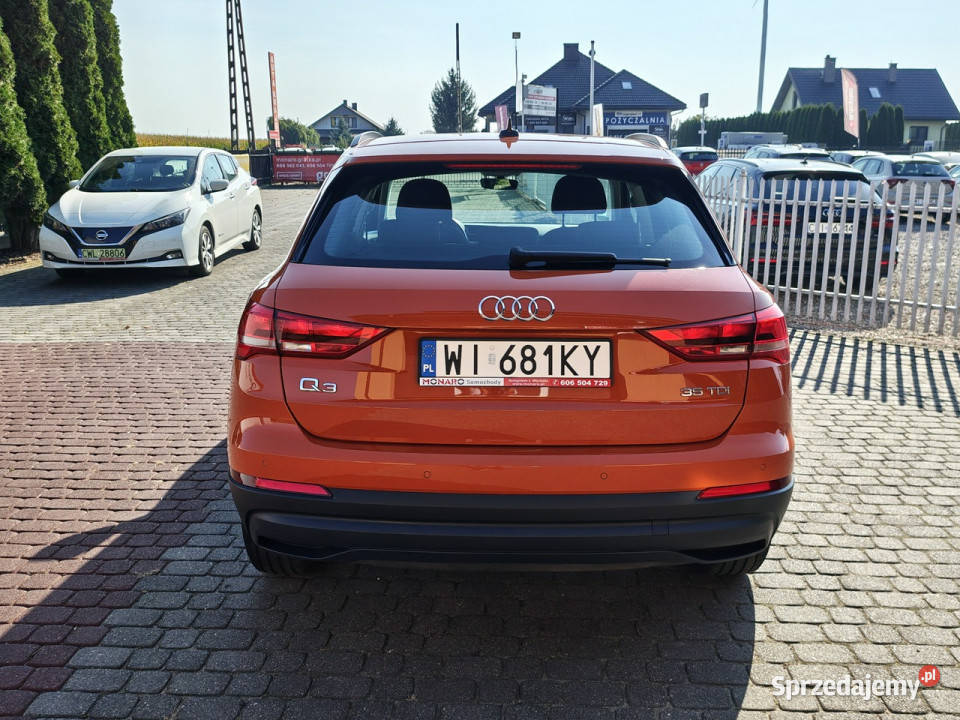 Audi Q3 20 35 TDI 150 STronic Pomarańczowy Salon aluminiowe felgi kujawsko-pomorskie Nasiegniewo