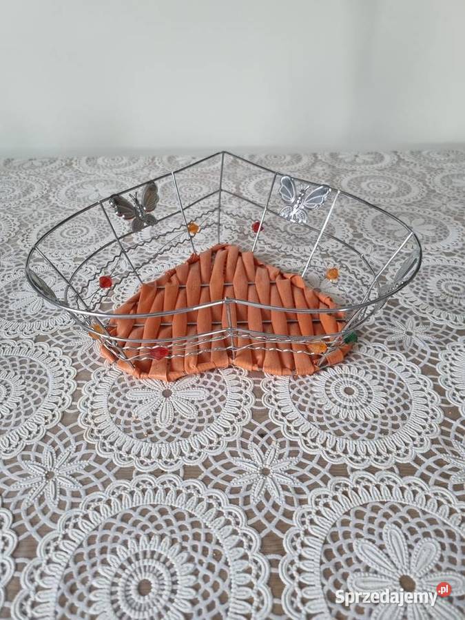 Koszyczek metalowy Dekoracje i ozdoby Wola Podłężna