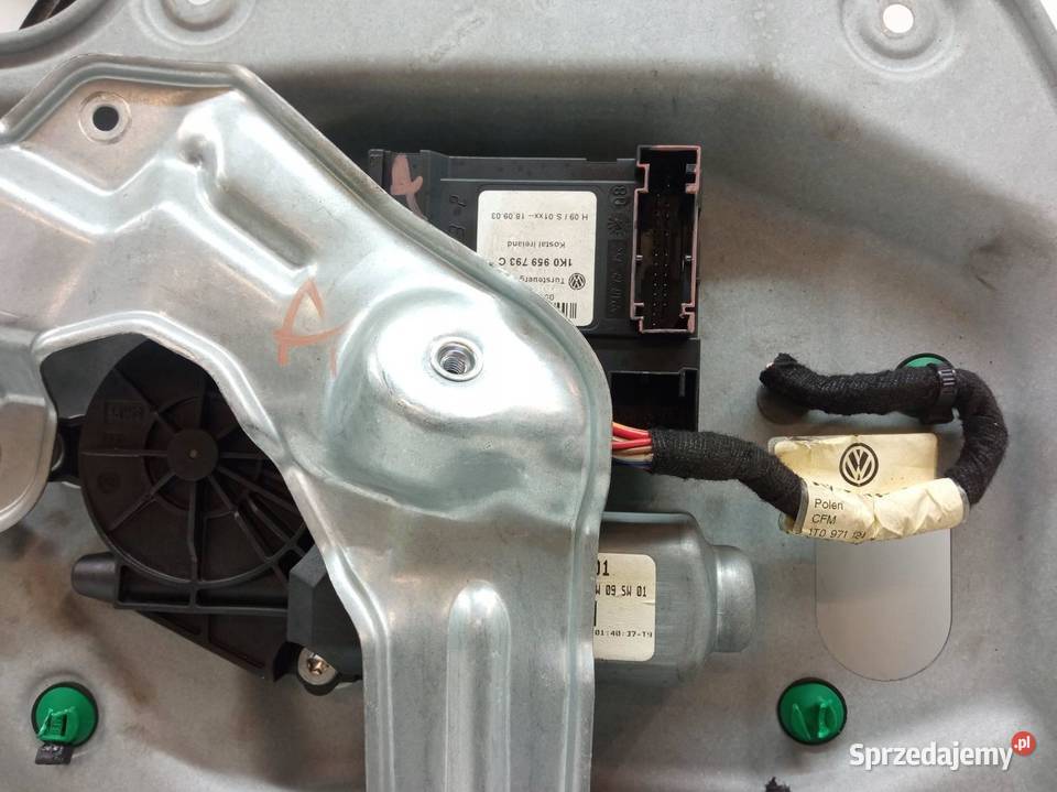MECHANIZM SZYBY LEWY PRZÓD 1T0837755L VW osobowe świętokrzyskie