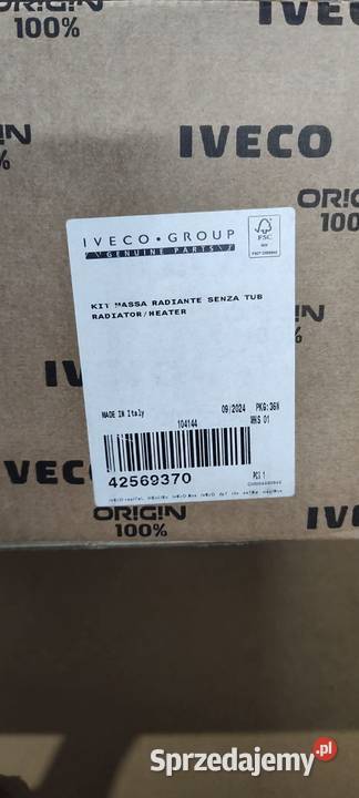 IVECO DAILY 2014 2025 Chłodnica nagrzewnicy Nagrzewnice wielkopolskie Gostyń