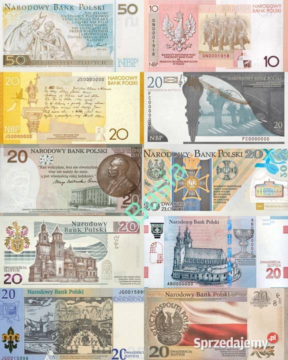 NUMER 1348 Banknot Kolekcjonerski NBP 20 DŁUGOSZ śląskie