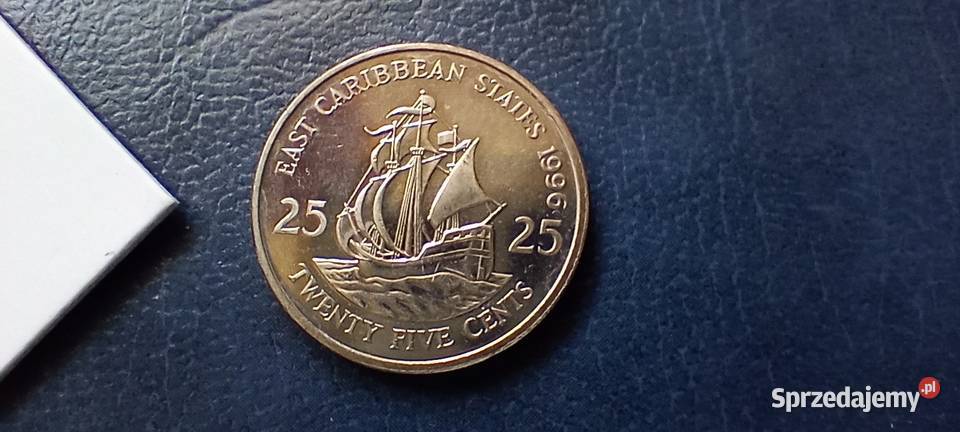 Stare monety 25 cent 1996 Karaiby Lesko sprzedam