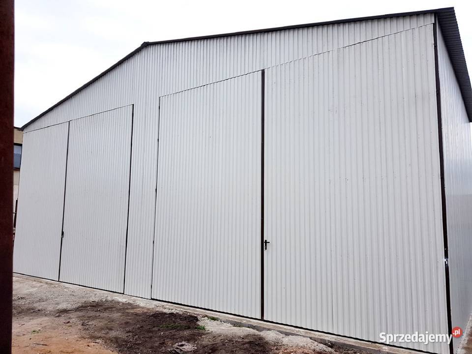 Blaszana hala 116m złamana biel Sprzedaż Kraków