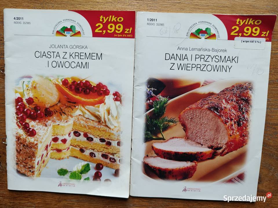 Ciasta z krememe i owocami Dania i przysmaki z Kraków