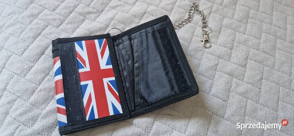 portfel z łańcuszkiem flaga UK Wielka Brytania małopolskie