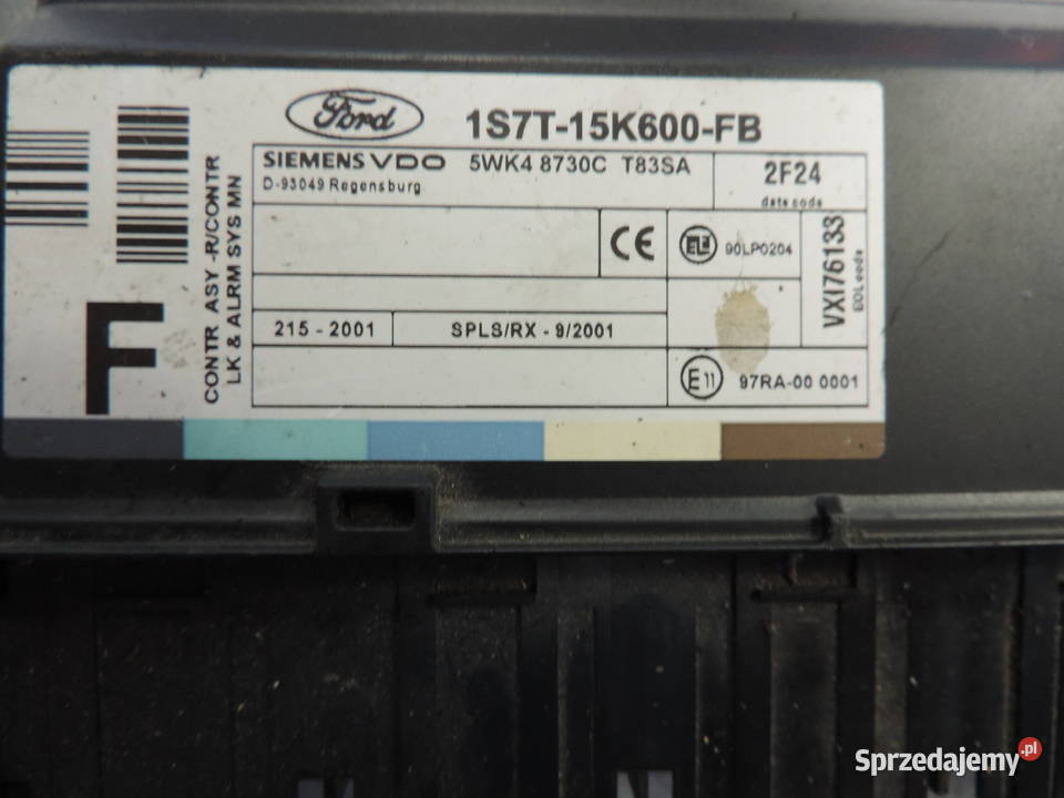 FORD FOCUS MK1 MODUŁ KOMFORTU 1S7T15K600FB Nowy Sącz sprzedam