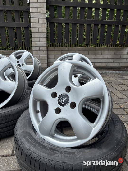 Felgi aluminiowe 15 Nissan Almera 4x1143 Średnica 15" Samochodowe śląskie Mikołów