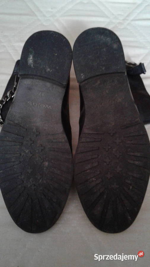 Botki Skórzane Wojas rozmiar 37 Półbuty Łomża