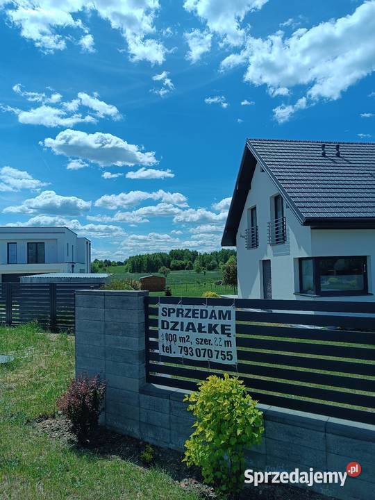 Działka 1000m2 Rycerska 46m Sprzedaż Skarżysko-Kamienna