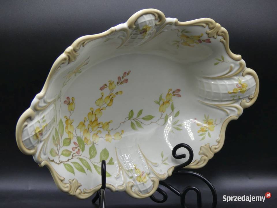 Okazała patera na nóżkach Żary Sorau 1925 39 Poznań sprzedam