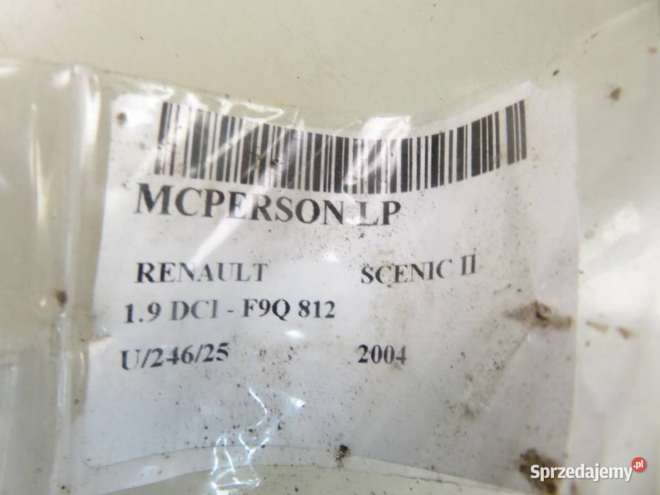 MCPERSON LEWY PRZEDNI RENAULT SCENIC II 19 DCI osobowe