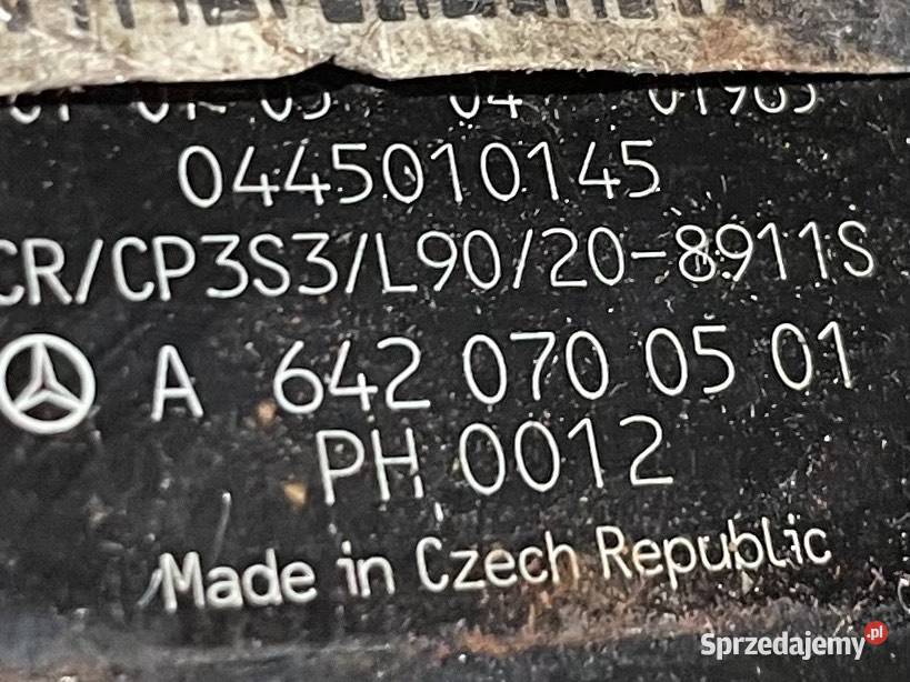 A6420700501 pompa wtryskowa Mercedes r klasa Szczecin