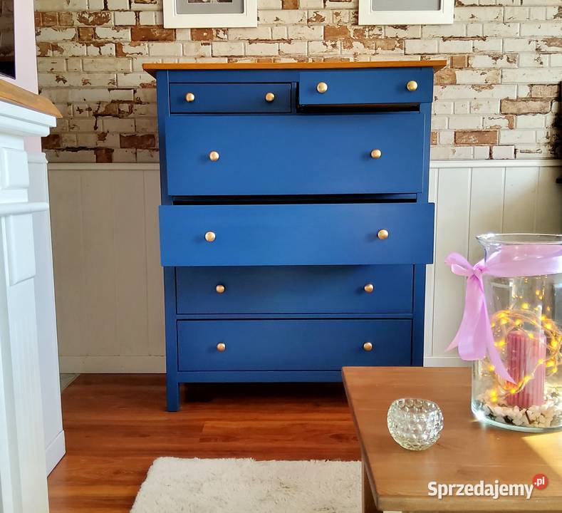 Komoda hemnes ikea drewniana bielizniarka szafka Warszawa