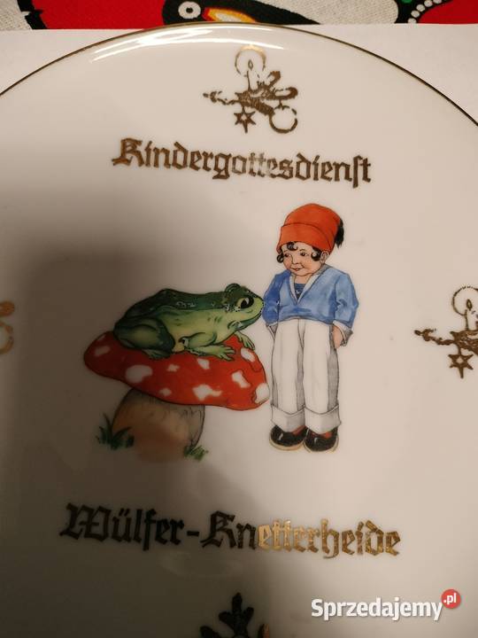 Talerzyk bajkowy skrzat żaba muchomor Pozostałe Choszczno