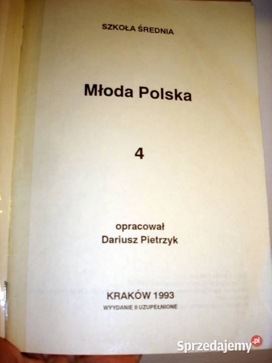 Ściąga i analizy lektur Młoda Polska 4 małopolskie Bochnia