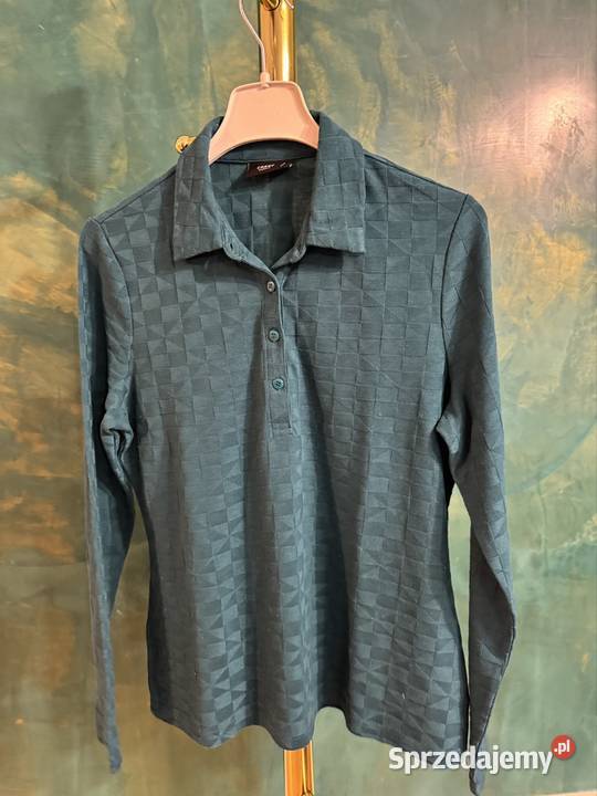 Koszula damska S Carry z kołnierzykiem zielona śląskie Częstochowa