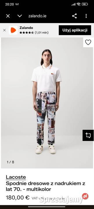 Spodnie dresowe Lacoste Odzież sportowa Suwałki