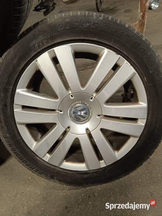 Alufelgi VW 16 opony 20555 R16 oryginał łódzkie Łódź