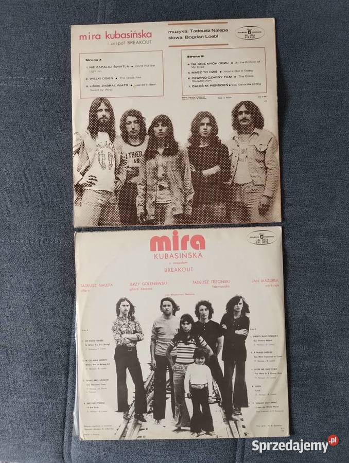 Breakout Kubasińska Mira Ogień pierwsze wydania pop Szczecin