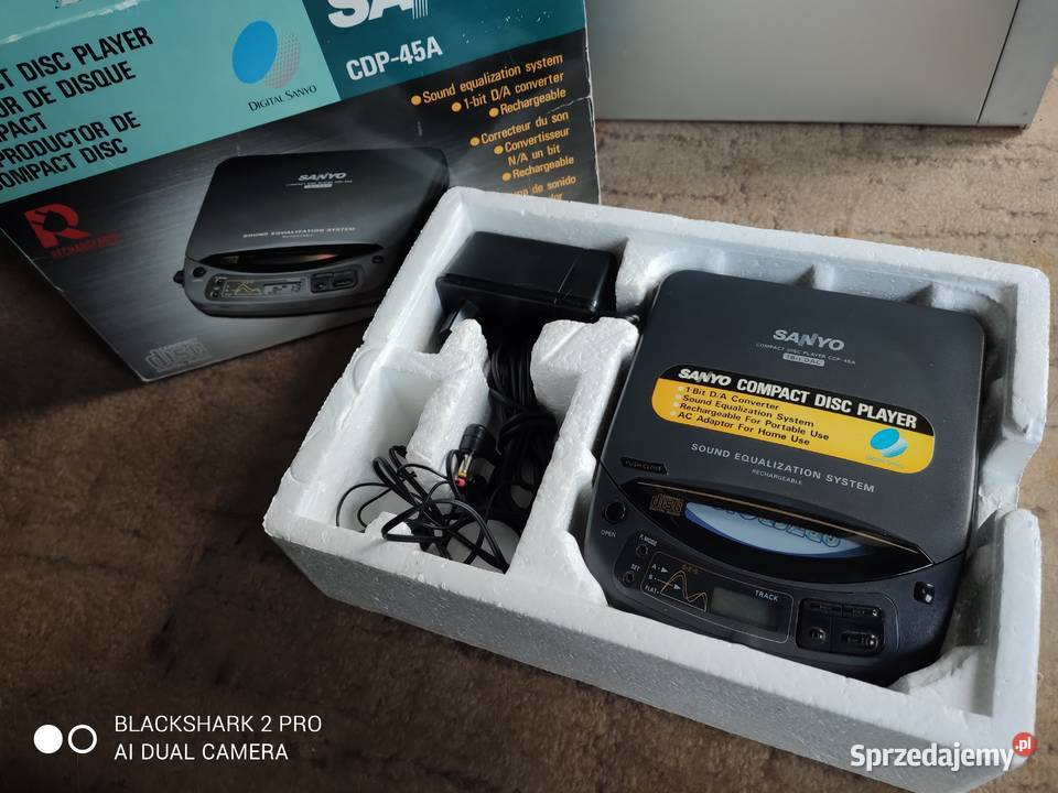 Discman Sanyo CDP45A Odtwarzacze CD i MD