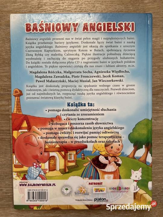 Baśniowy angielski bajki angielsku Wyszków sprzedam