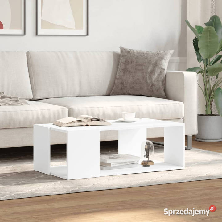 Stolik kawowy biały 895x48x30 materiał Warszawa