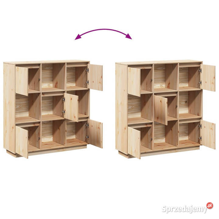 Szafka 1105x35x117 lite drewno sosnowe WM814369 mazowieckie Warszawa