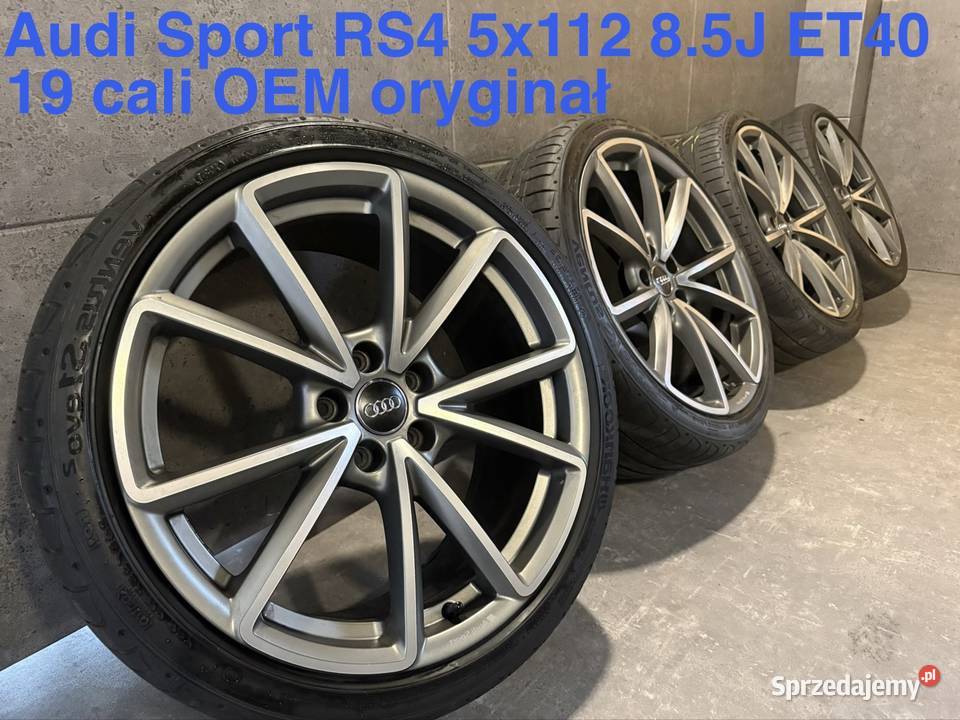 19 Audi Sport RS A4 S4 RS4 OEM 5x112 ET40 85J sprzedam