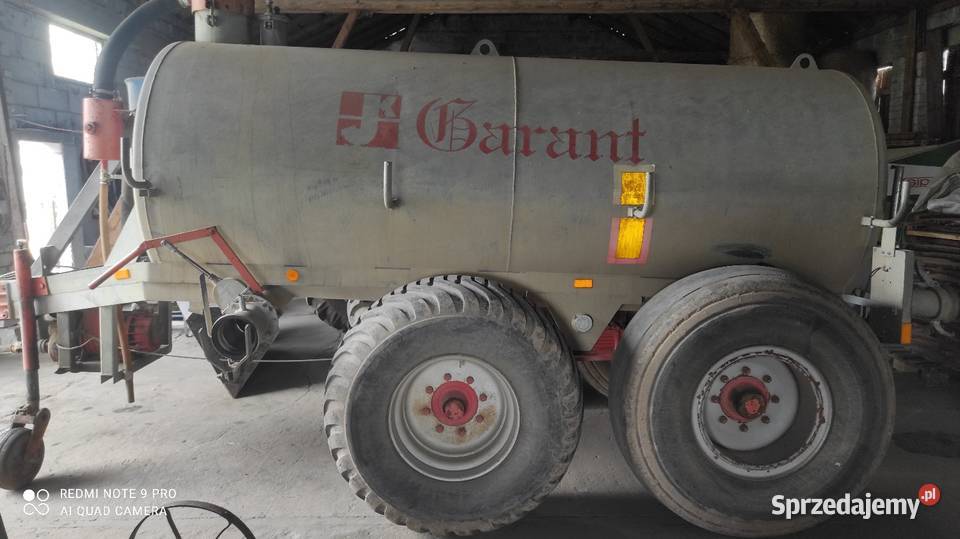 Beczkowóz GARANT 8000L Oś skretna Wawrowice