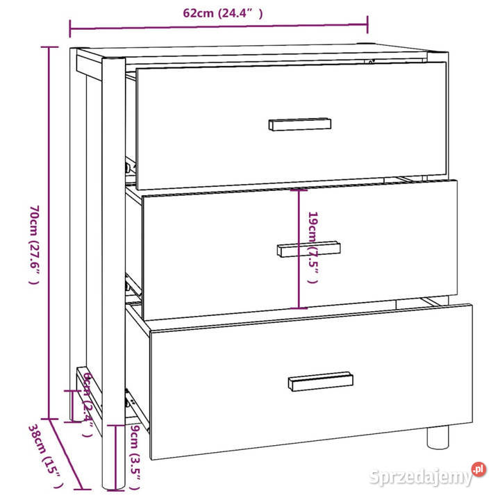 Szafka biała 62x38x70 materiał drewnopochodny Warszawa