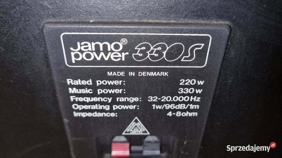 Kolumny JAMO POWER 330S 2x330Watt 4ohm 2x25 bass Warta