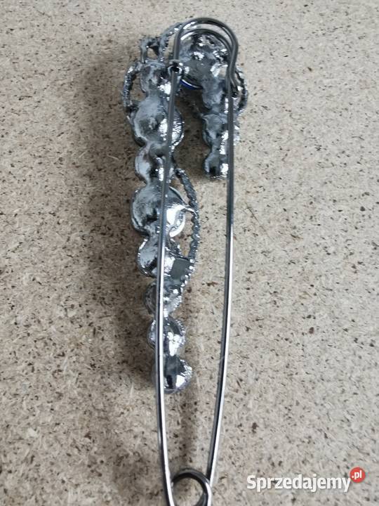 Broszka damska duża kolorowa agrafka Ozdoby