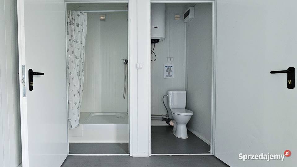 Pawilon Kontener SocjalnoBiurowy z toaletą i Pelplin sprzedam