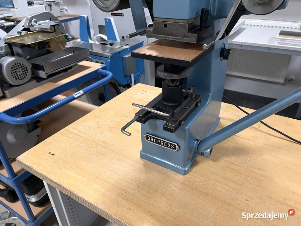 Złociarka Oropress prasa do hotstampingu