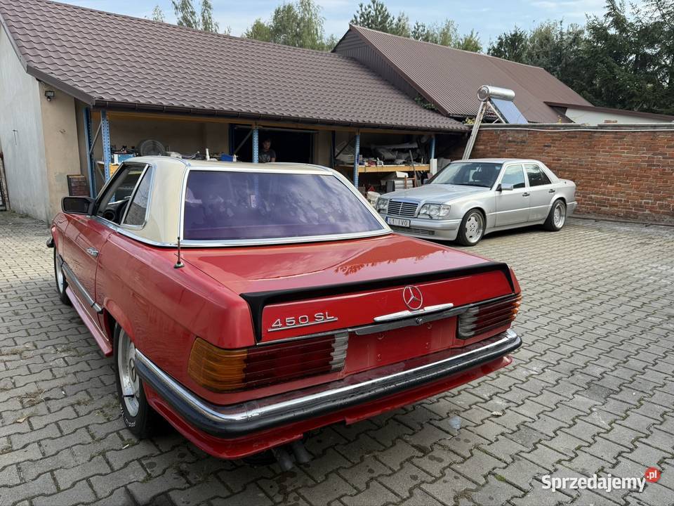 Mercedes r107 SL450 AMG sprowadzony Wohyń