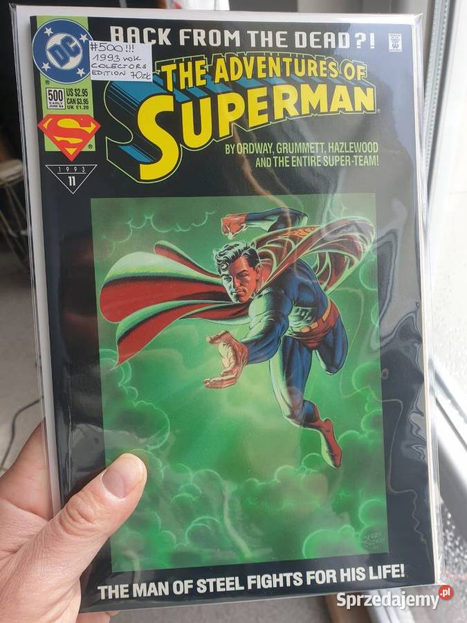 Adventures Of Superman 500 komiks edycja Rok wydania 1993 pomorskie Gdynia