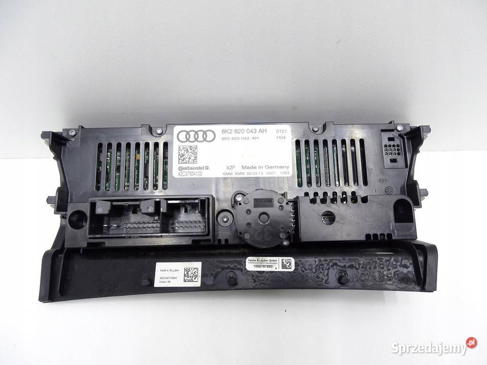 PANEL NAWIEWU KLIMATYZACJI 8K2820043AH AUDI A4