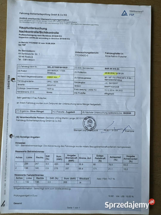 Opel Mokka 14 Szczecin