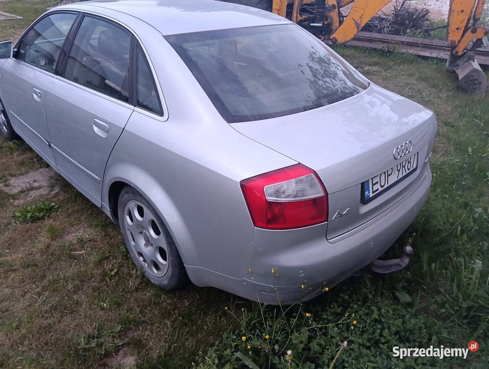 Audi a4 b6 19tdi 130 srebrny Opoczno