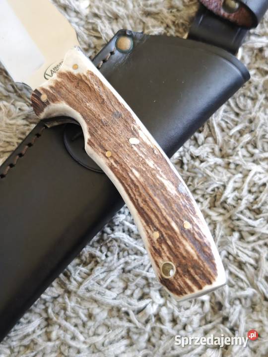 Nóż myśliwski 55 Róg 60HRC Busko-Zdrój